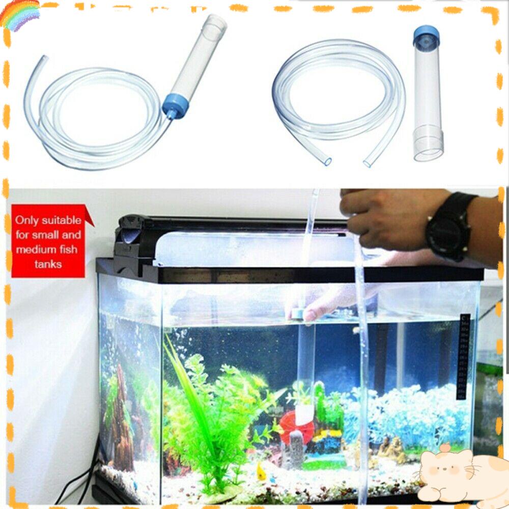 Solighter Pembersih Aquarium Portable Vacuum Water Changer Fecal Clean Siphon Selang