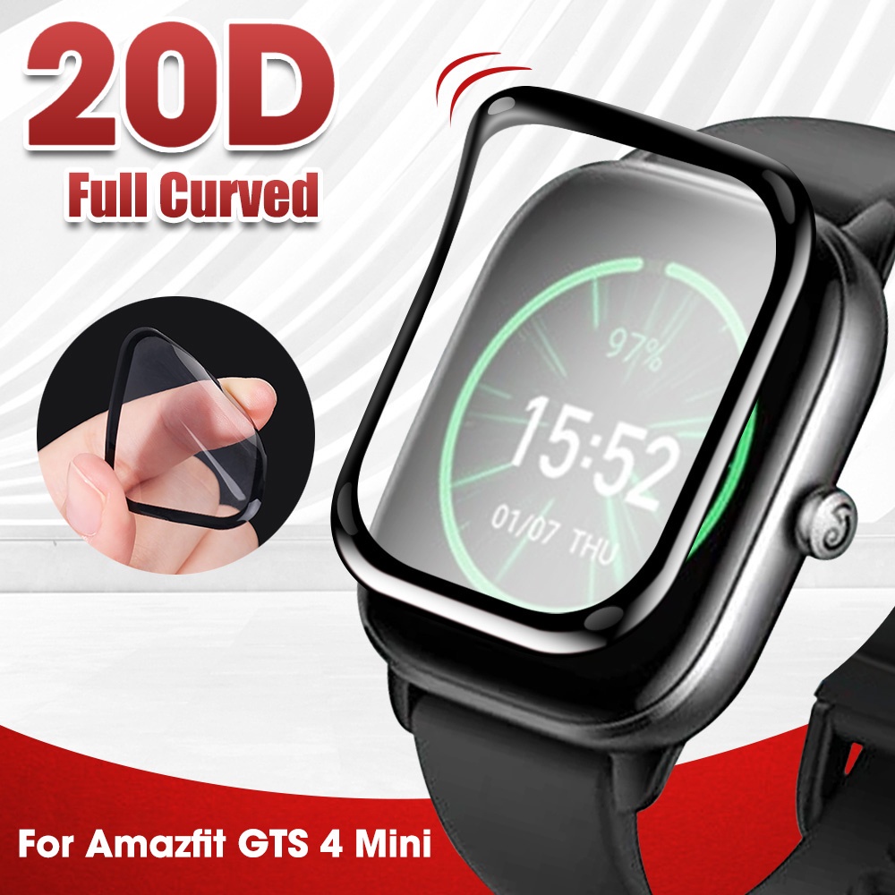 [Harga Grosir]Film Pelindung Layar Smartwatch Huawei / Xiaomi / Amazfit GTS 4 Mini Lengkung 20D