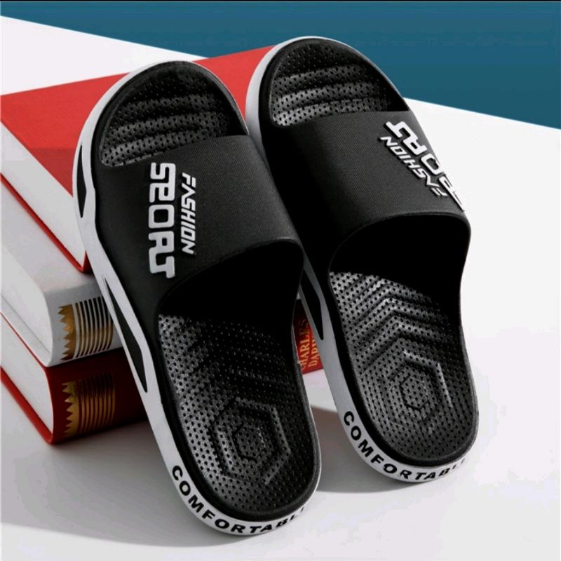 sandal slop pria seven star full karet sandal slide senyawa