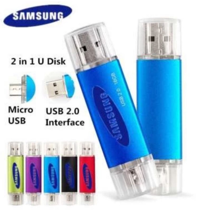 Flashdisk Flashdisk OTG SAMSUNG USB 2.0 4GB / 8GB / 16GB / 32GB / 64GB / 128GB Flash Disk / Flash Drive Samsung USB Drive / Flash Drive-All SmartPhone USB OTG