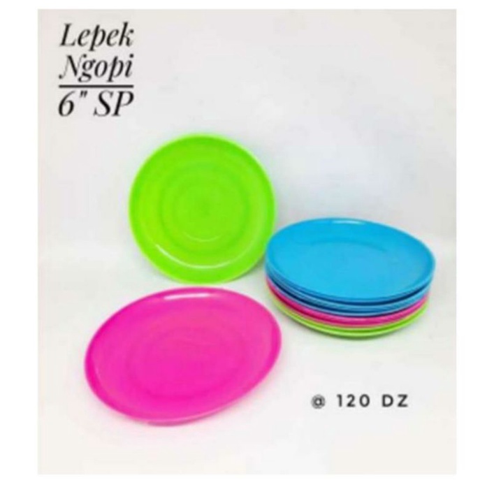 KD 1 Lepek Plastik / Lepek sambal / Piring Lepek Kopi / Lepek Ngopi / Lepek Kecil / Lepek Ngopi Plastik / Tatakan Gelas / Alas Gelas