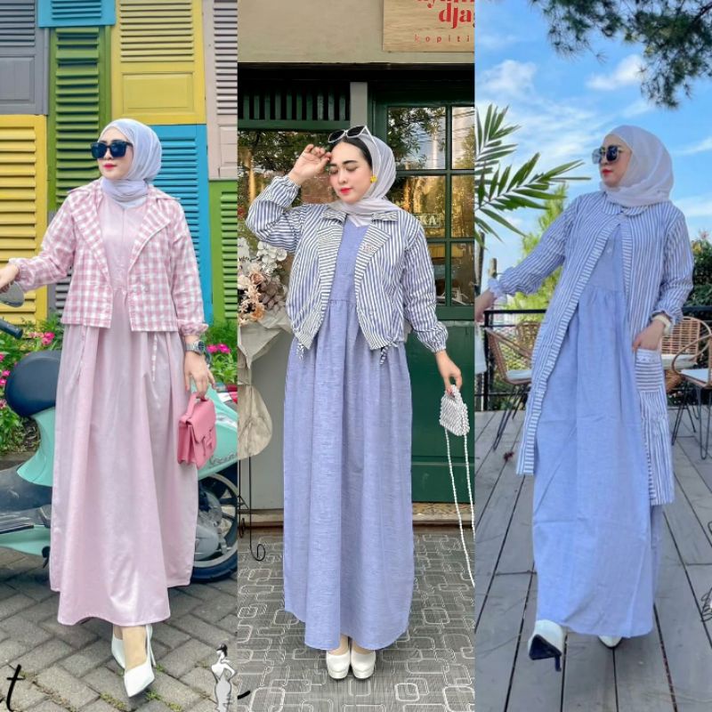 ZAQIA SET BY RAN/ALENA SET/SET RAN AUTHENTIC