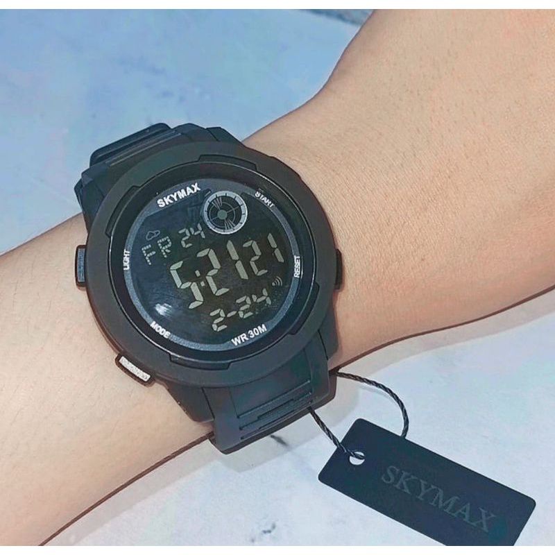 Jam Tangan SKYMAX 2206 Cowok Cewek Waterproof Bisa Dibawa Berenang