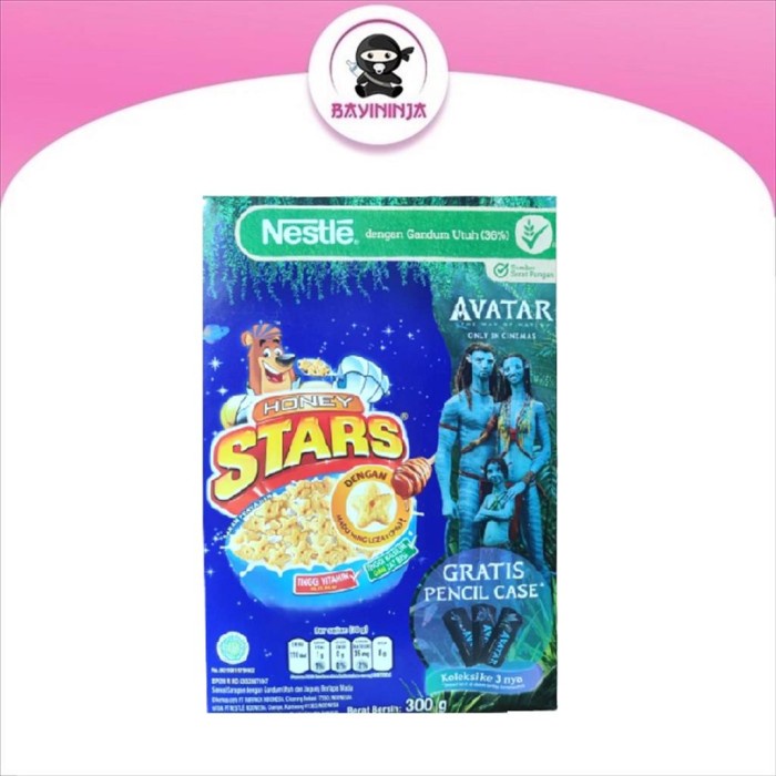 

[BISA COD] NESTLE HONEY STARS Sereal Gandum Jagung Box 300 g
