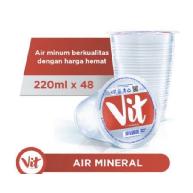 

Vit Air mineral Cup 220 Ml 1 Dus 42 Pcs