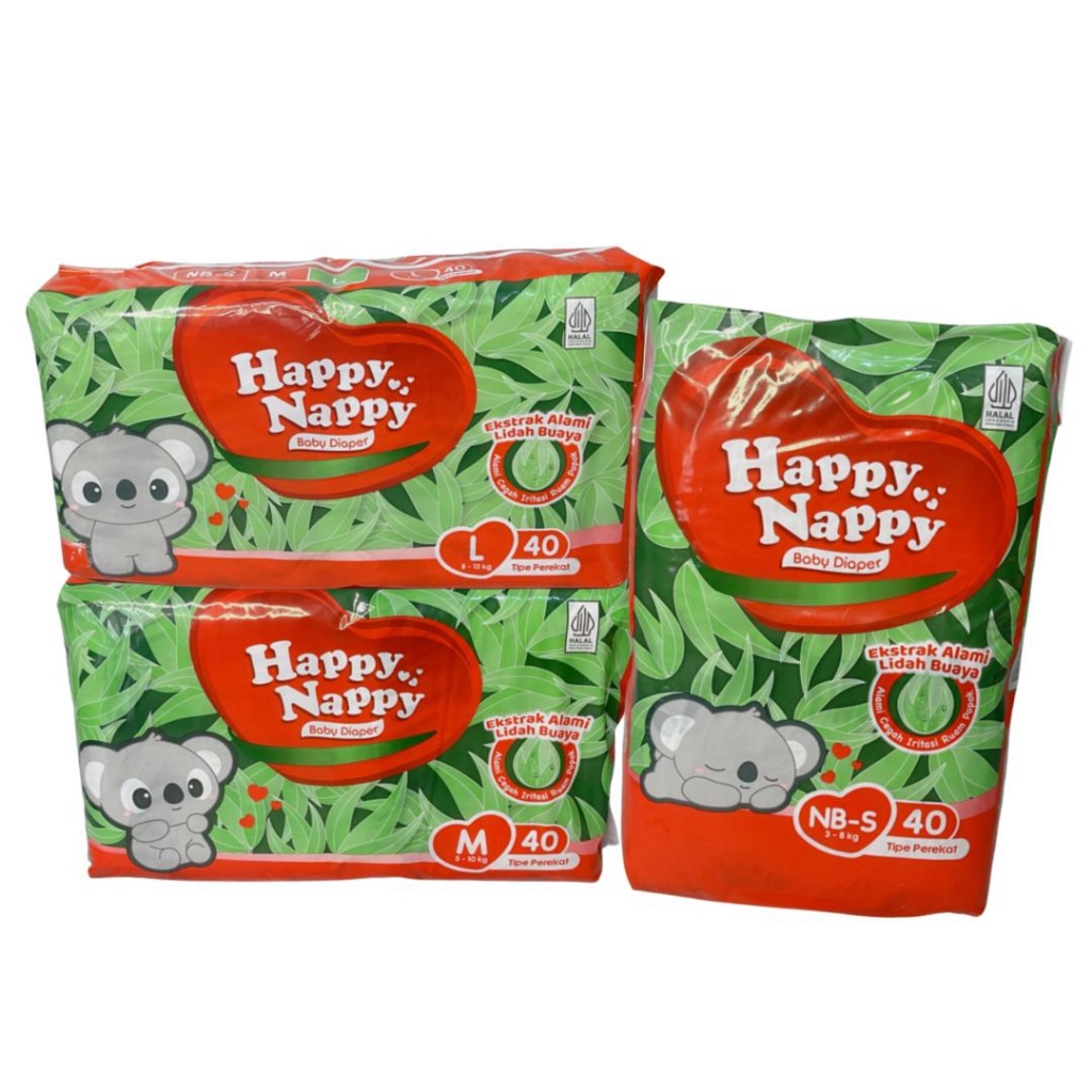 Happy Nappy Tape NB-S40/M40/L40 / Toko Makmur Online