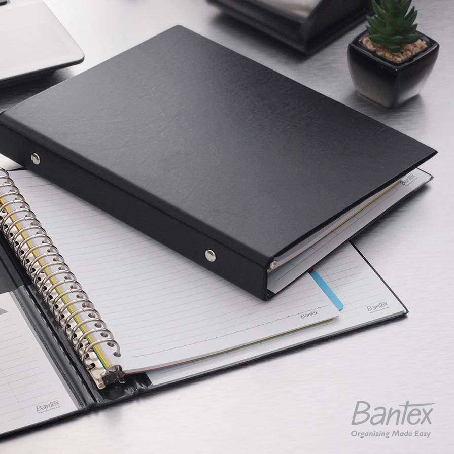 

SJ» Bantex Binder Note A5 20 Ring Besi Loose Leaf Multiring Binder Black 1324 10 FRESHH