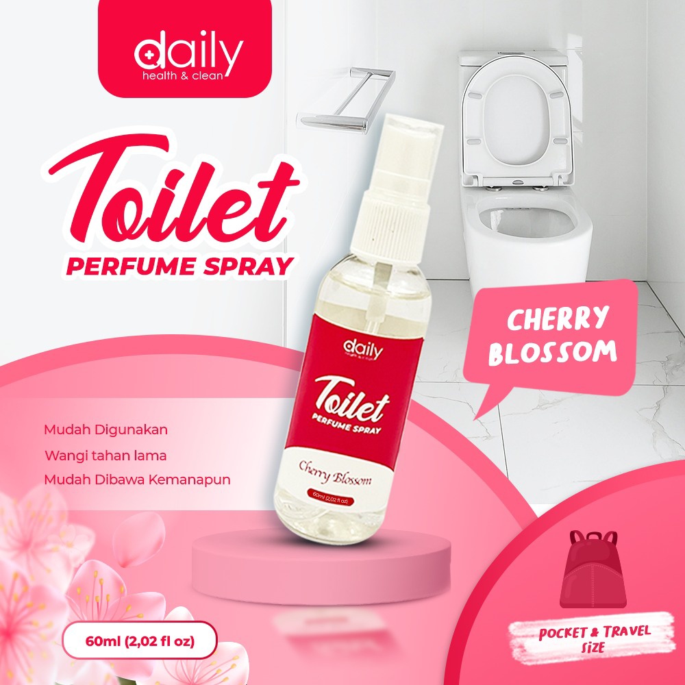 TOILET PARFUM PRAKTIS - AMPUH MENGHILANGKAN BAU WC TOILET KAMAR MANDI - TOILET PERFUME SPRAY PENGHARUM TOILET 60ml