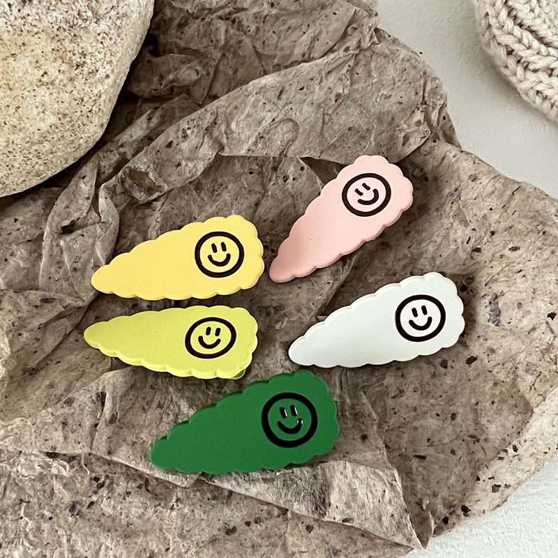 JEPIT PREMIUM SMILEY FACE PIN PONI RAMBUT CUTE BASIC GLOSSY TRIANGLE SEGITIGA BOBBY PINS SOLID COLOR RETRO BANGS FRIDGE WARNA PASTEL POLOS JEPITAN HAIRCLIP HAIR CLIP HAIRPIN SNAP KOREAN AKSESORIS KLIP MINI RAMBUT COLORFUL BRIGHT ANAK CEWEK PEREMPUAN