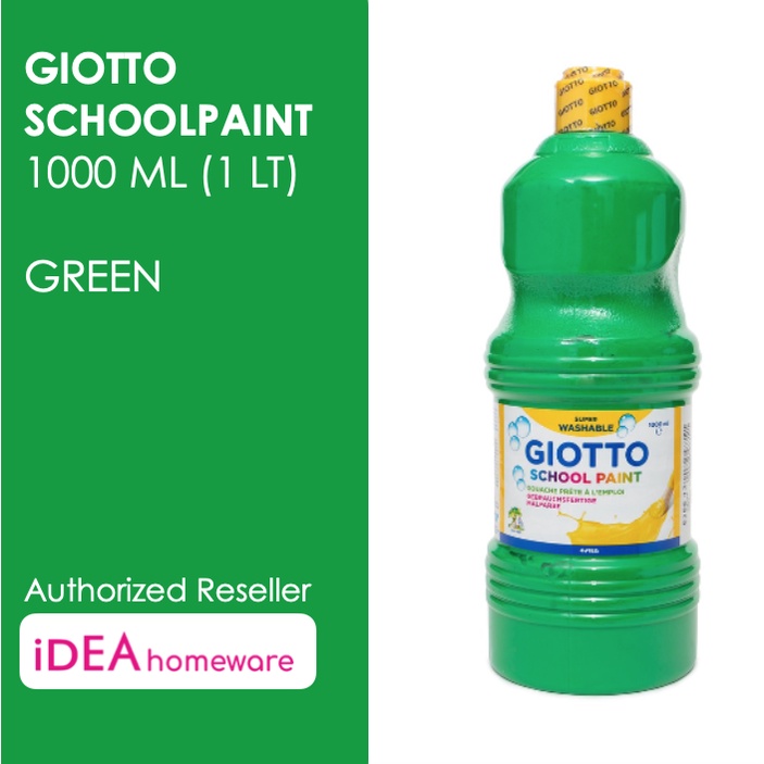 

Giotto School Paint Green Hijau 1000 ml Cat Air Poster Lukis Super Washable 1 L