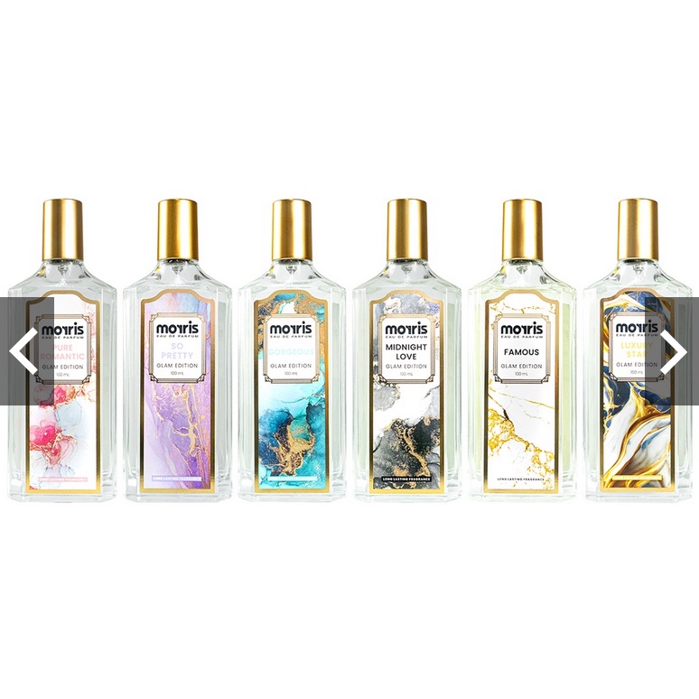 MORRIS EDP Eau de Parfum GLAM Edition - 100ml ❤ jselectiv ❤ Parfum Minyak Wangi MORRIS - ORI✔️BPOM✔️COD✔️
