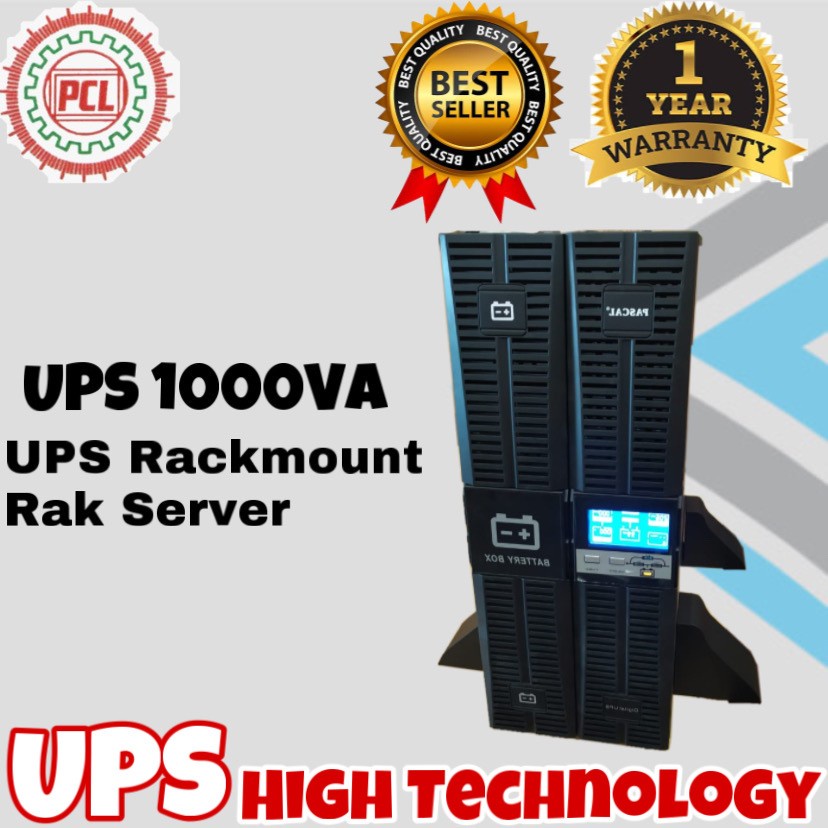 UPS Rackmount 1Kva Smart UPS Server 1000va UPS Online Bergaransi