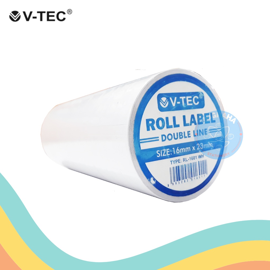 

LABEL HARGA 2 LINE V-TEC RL-1601 WH (1 SLOP)