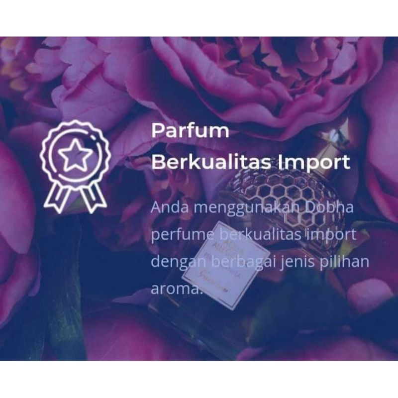 Parfum SOFT Dobha 35ml EDP Eau De Parfume Daily Terdaftar BPOM &amp; MUI