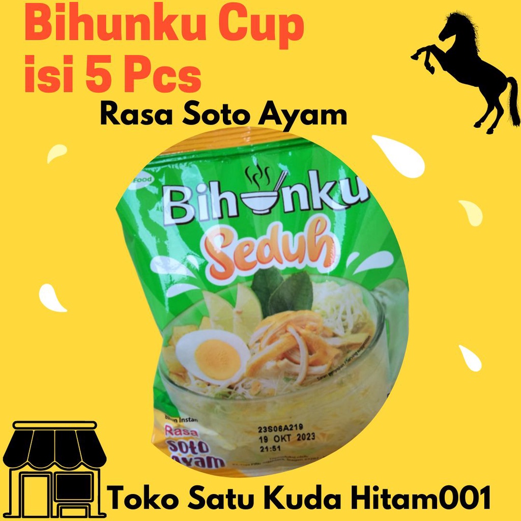 

BIhun Kemasan Cup Rasa Soto Ayam isi 5 Pcs