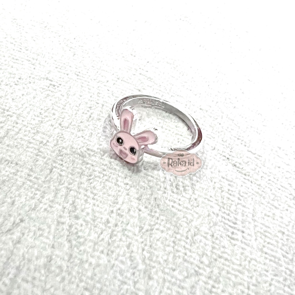 Cincin Anak Motif Rabbit Kelinci Bunny Pink Perhiasan Cantik Anak 1031