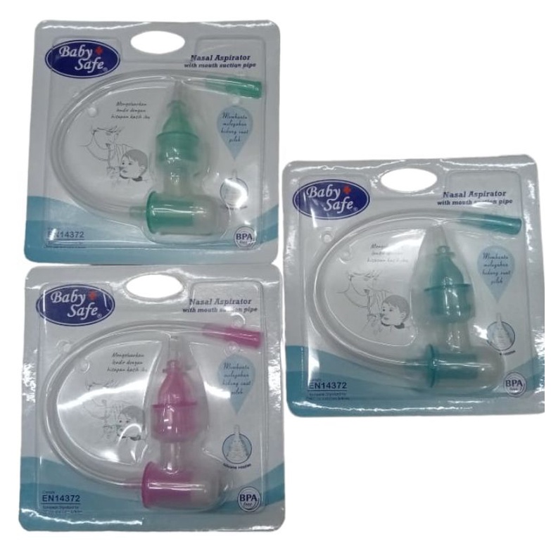 Baby Safe NAS02 Nasal Aspirator With Mouth Suction Pipe/ Alat Penyedot Ingus Dengan Selang
