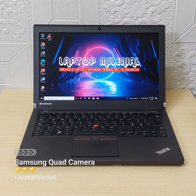 Lenovo Thinkpad x250 Intel Core i5-5300u Ram 8GB SSD 256GB Desain Slim Cocok Buat Perkantoran