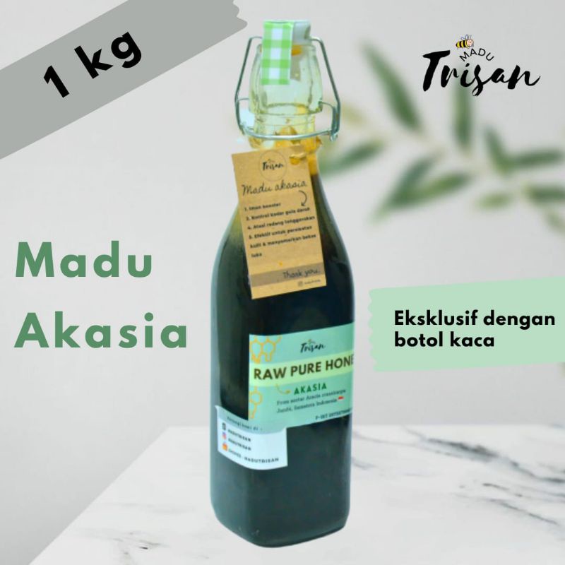 

Madu Nektar Akasia 100% - Madu Murni Asli Ternak 1kg - Madu Mentah Original