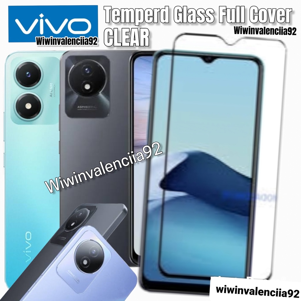 Tempered REQUEST VIVO Y02 Y02s Y01 Y75 Y1S Temperd Glass Clear-Bening/Bluelight Glossy/Blue Light Matte/Anti Glare-A-Minyak-OIL Mate Doff/Anti SPY Privacy-Tidak Bisa lihat Dari samping-Black-Hitam-Gelap/Tempred kaca Full Cover Custom Coverage- 4G 5G S Y