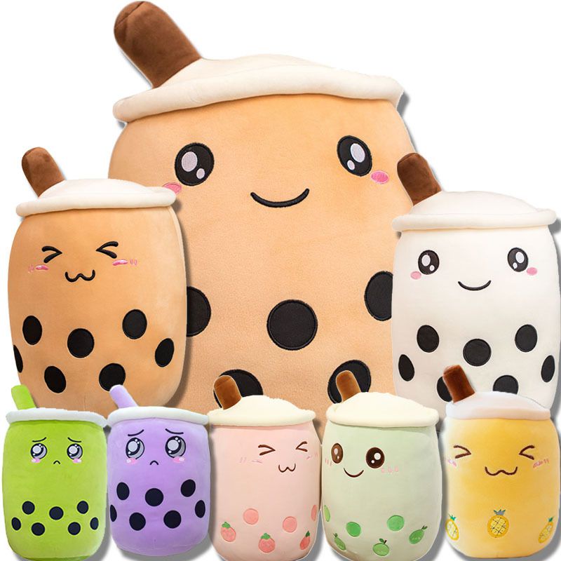 Teh24 /35 /50 /70cm Bubble Boba Cup Boneka Lembut Bantal Mewah Kawaii Cushion Cute