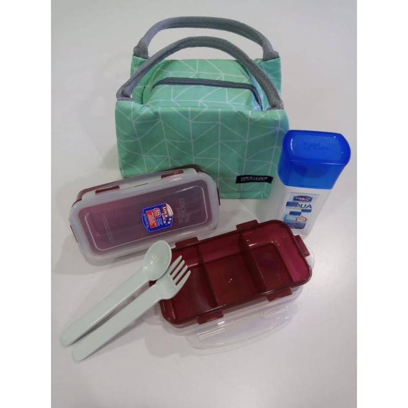 Lock &amp; Lock HPL 758 S4 Lunch Box Set Mint