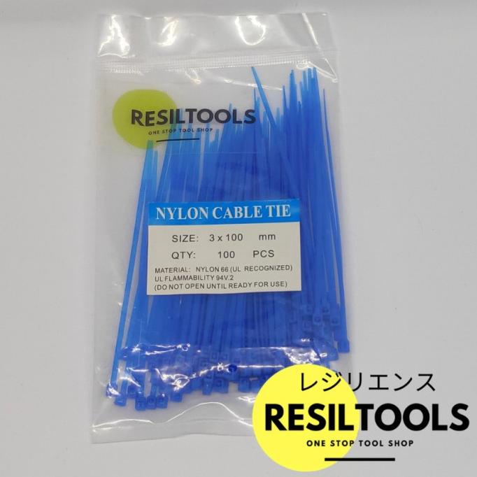 

Kabel Tis 10 cm Biru Isi 100 Pengikat Plat Pagar Tali Ties Cable Tie citrab44 Ayo Order