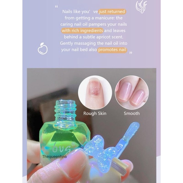 Nail Care Natural Nail Cuticle Moisturizing Essential Fruit Oil 8.9ml  Vitamin Kuku Pelembab Kutikula Setelah Nail art