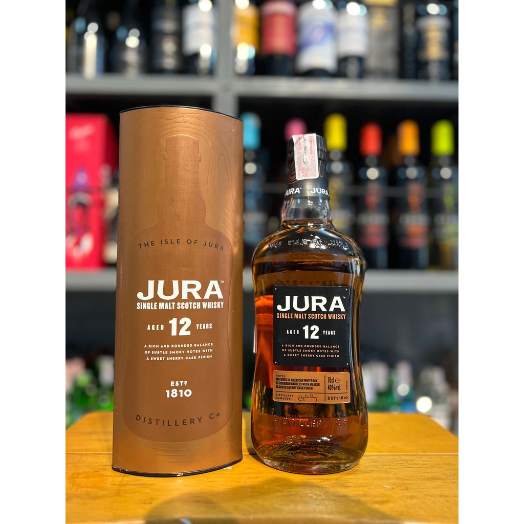 JURA AGES 12 YEARS OLD YO SINGLE MALT SCOTCH WHISKY 700ML