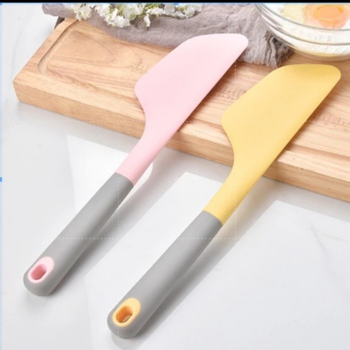 SP34 SPATULA SILIKON Silicone SUPER JUMBO 34 CM Adonan Kue Masak Tebal