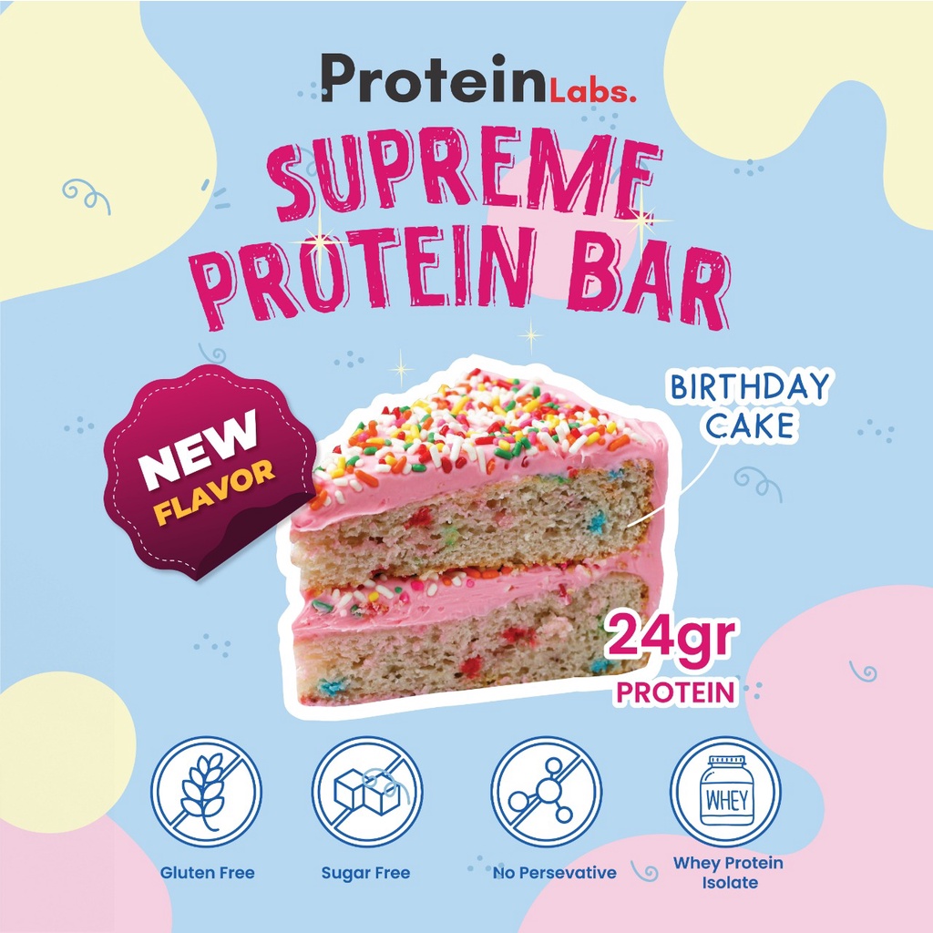 Proteinlabs Protein Bar 8 Rasa - 24G Protein