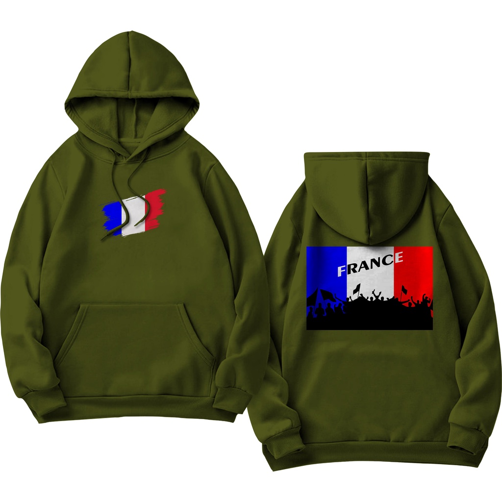 Holyrider FRANCE Sweater Hoodie Distro Sablon DTF Fleece Cotton II Holyrider Jumper Hoodie FRANCE II M-XXL (Pria &amp; Wanita) Free stiker&amp;Gantungan Kunci