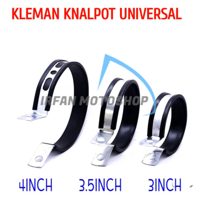 Kleman knalpot pegangan knalpot racing braket knalpot r9,dbs,cms,ronin,cld,creampi dll