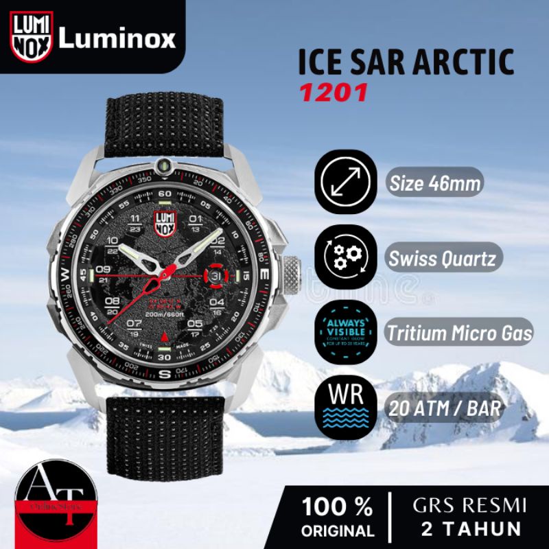 Jam Tangan Pria Luminox 1201 ICE SAR ARCTIC ORIGINAL Resmi