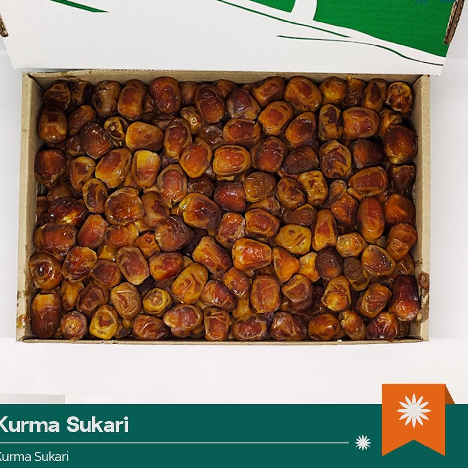 

☉ KURMA SUKARI BASAH RAJA ALQOSIM SUKKARI AL QASSIM PREMIUM DUS 3 KG ✾