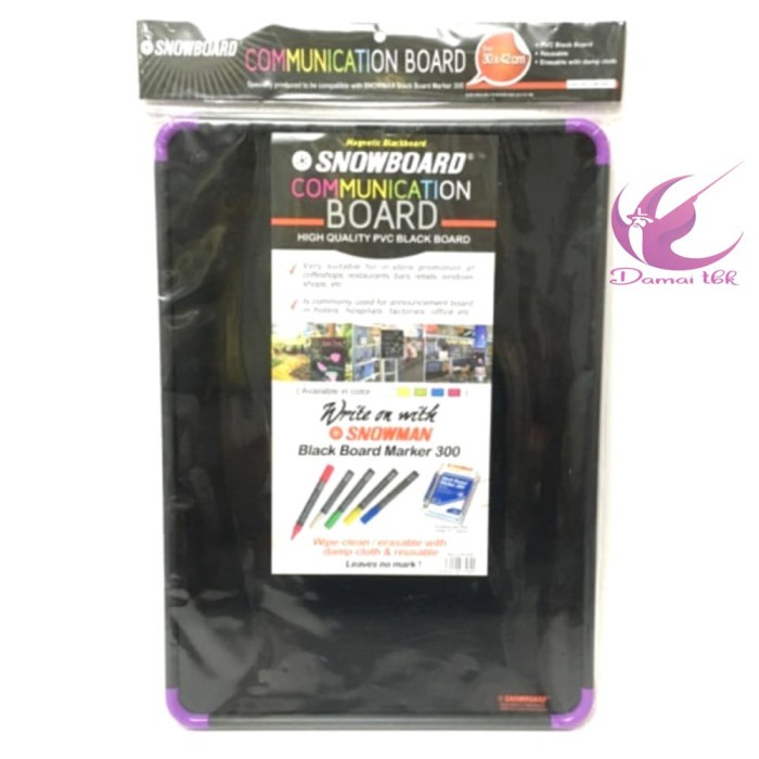 

Papan Jalan Snowman Magnetic Blackboard Snowman Papan Tulis