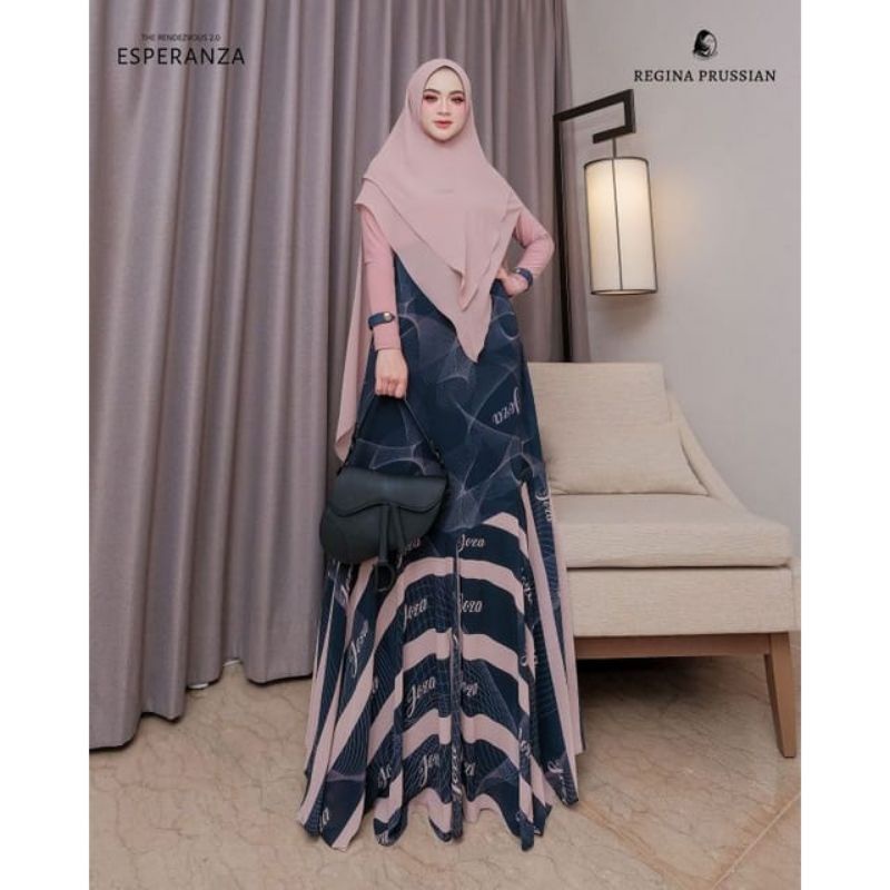 regina prussian by joza clothing ready stok..
