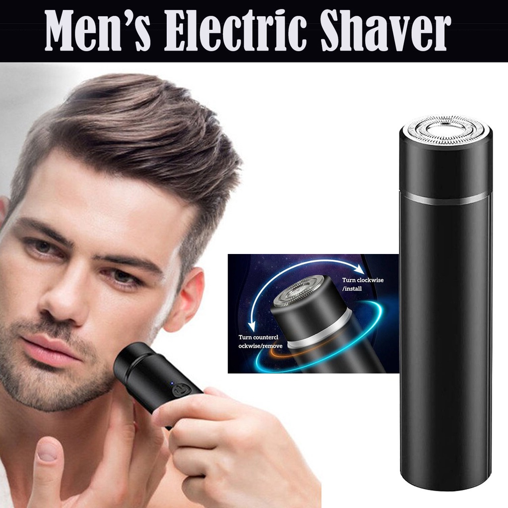 Elektrik Shaver for Men Pencukur Jenggot USB Portable