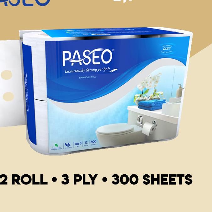 Jual Paseo Elegant Toilet Tissue Core Non Emboss Roll Sheet