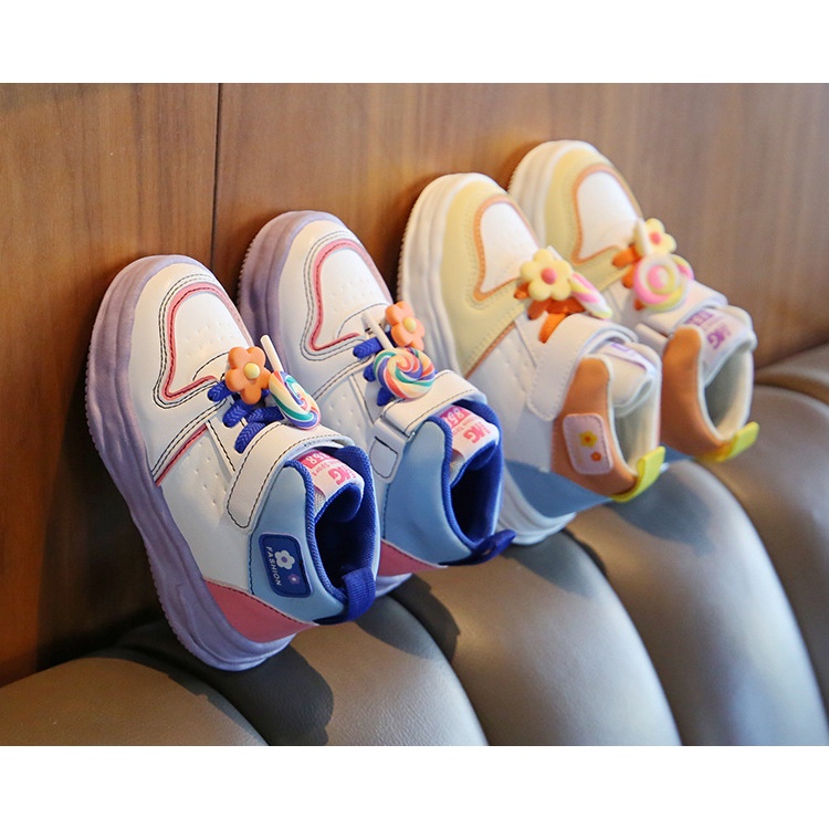 SEPATU ANAK PEREMPUAN MODEL CANDY CUTE TERBARU BEUTIFUL FLOWER IMPORT