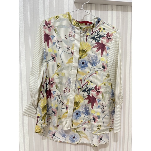 PL Benang Jarum Romantic Garden Shirt size S