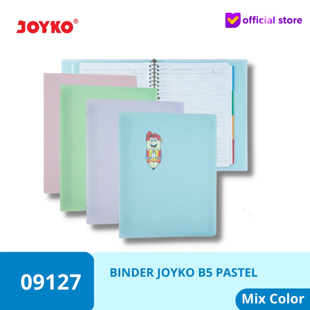 

Binder Joyko B5 Pastel