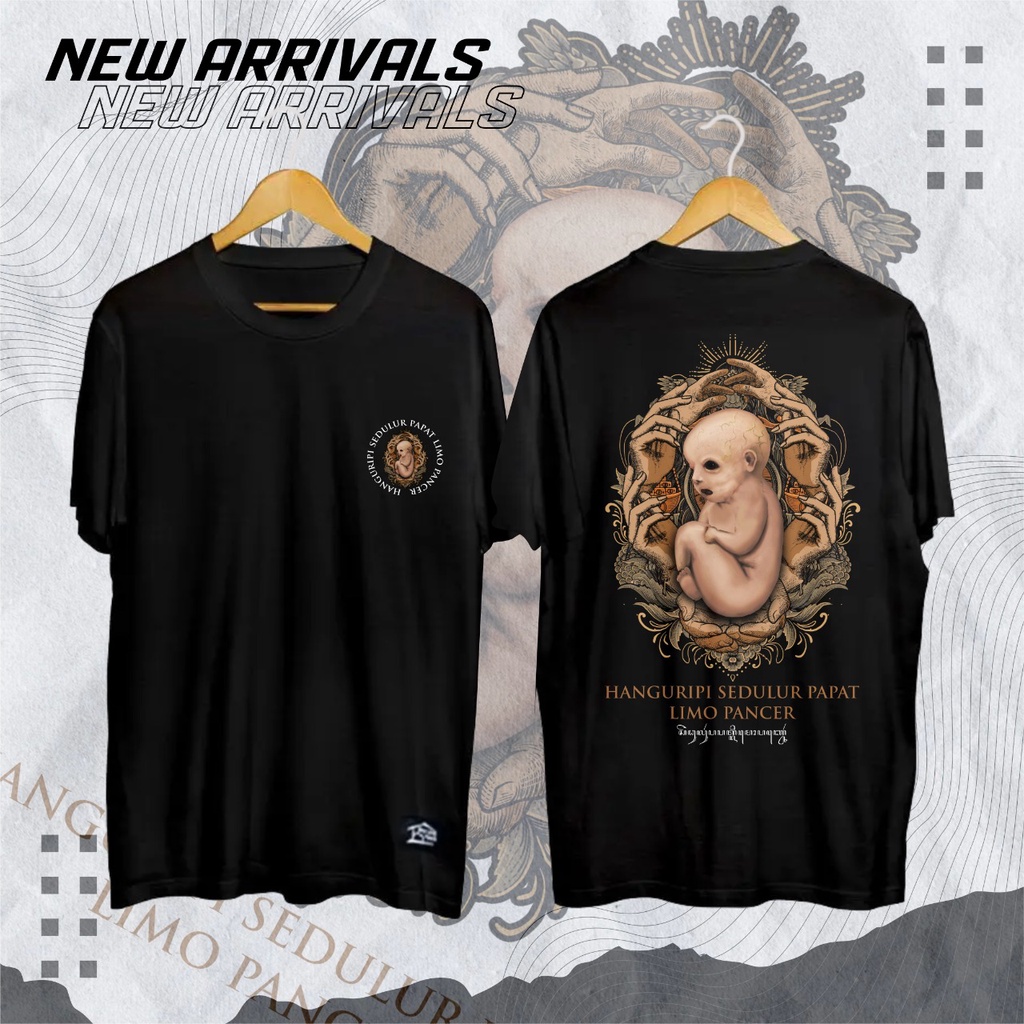 kaos bisa custom HANGURIPI SEDULUR PAPAT LIMO PANCER