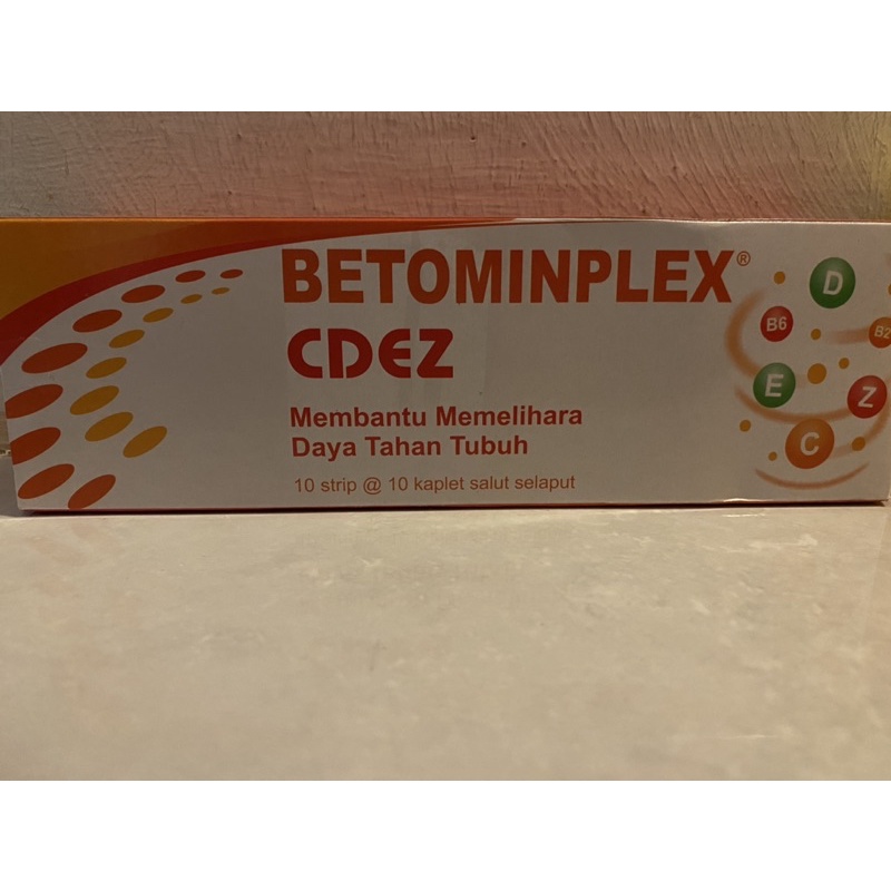 Betominplex Vitamin CDEZ Kaplet isi 10 tablet