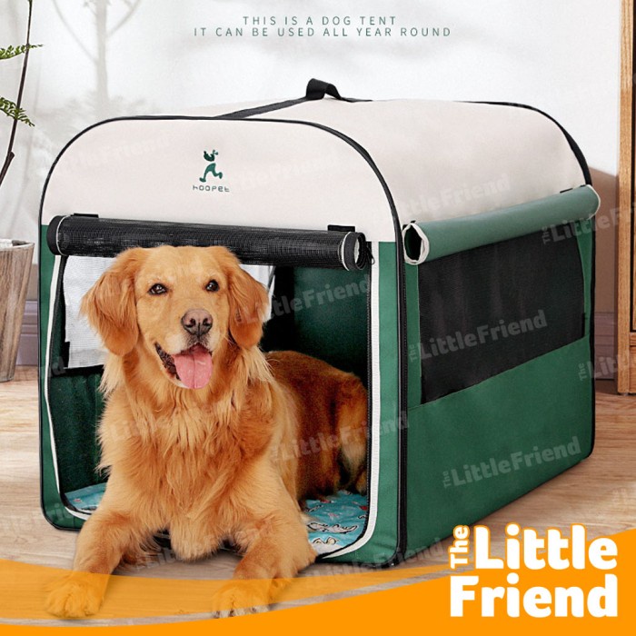 Rumah Kandang Tenda Lipat Anjing Kucing Travel Portable Indoor Outdoor