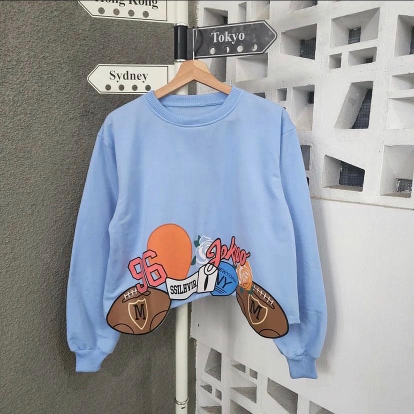 [COD] 96 M RUGBY CROOPE OVERSIZE CREWNECK WANITA