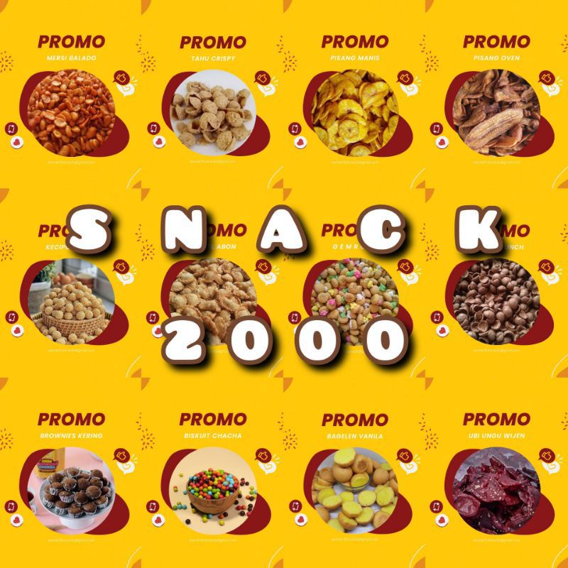 

snack 2000 an 2000an murah renyah