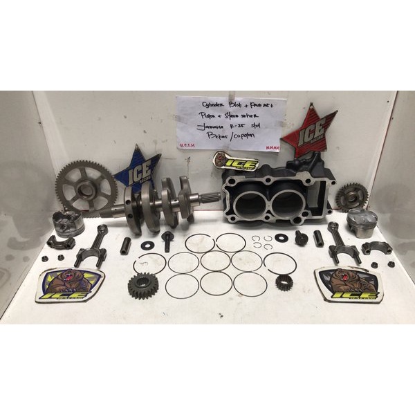 Jual Blok kruk as piston stang seher yamaha r25 1wd 5f standard bekas ...