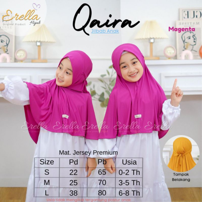 QAIRA JILBAB ANAK BY ERELLA