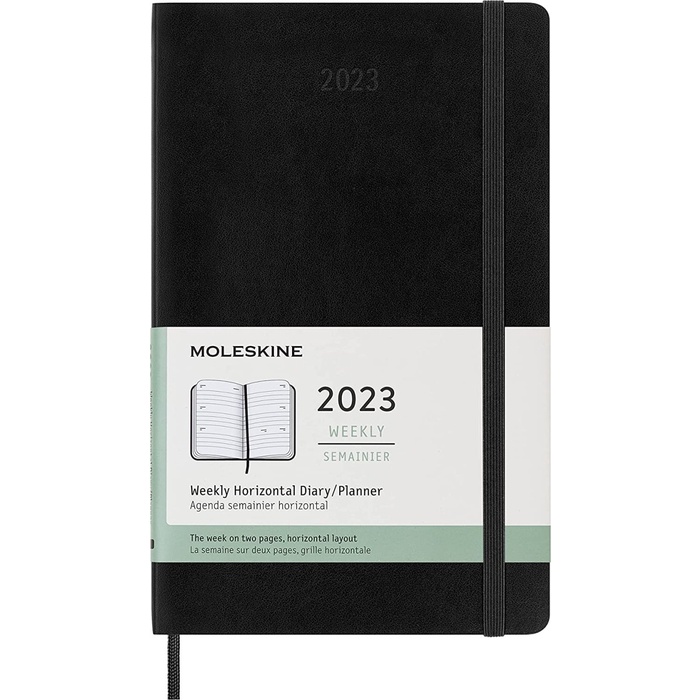 

Agenda Moleskine 2023 Weekly Horizontal - Planner Agenda Hardcover